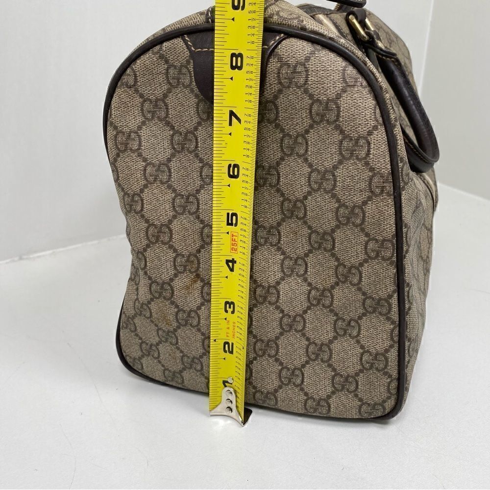 Gucci Web Joy Boston Bag GG Coated Canvas Medium - Picture 7 of 16
